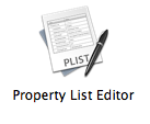 property list editor